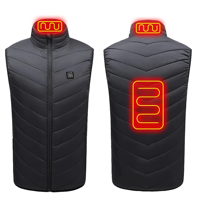 21 Heated Vest Zones Electric Heated Jackets Men Women Sportswear Heated Coat Graphene Heat Coat USB Heating Jacket For Camping