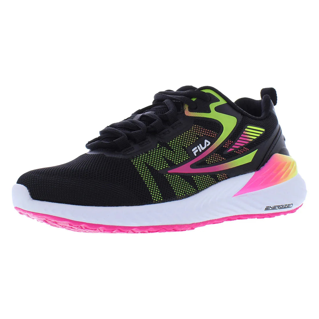 For Trazaro Energized 2 Women's Running Shoes Black/Neon Color | 100% Authentic Made in China Model 5RM01373044