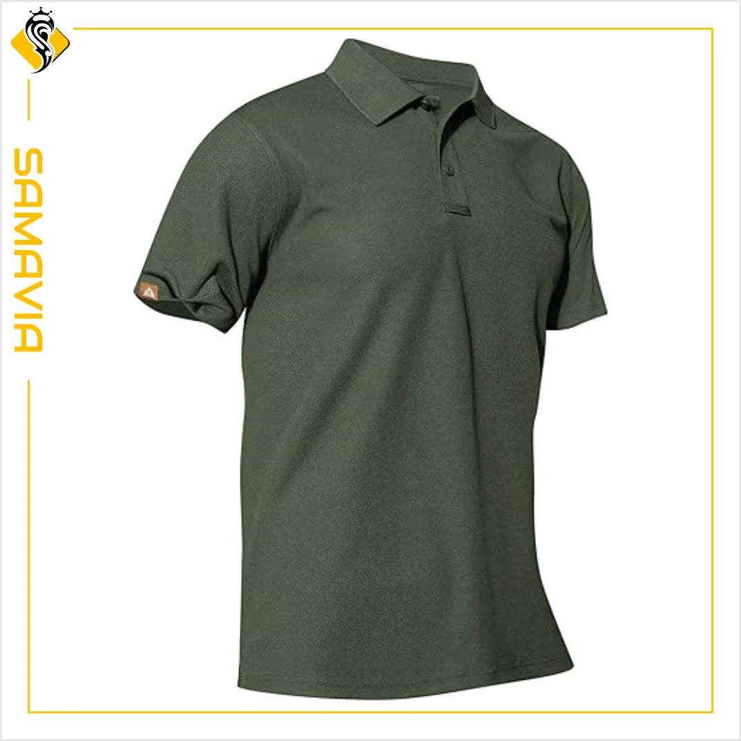 Custom Embroidery & Print Cotton for Shirts for Men-Breathable Sports Style Anti-Wrinkle OEM Service Samavia Brand