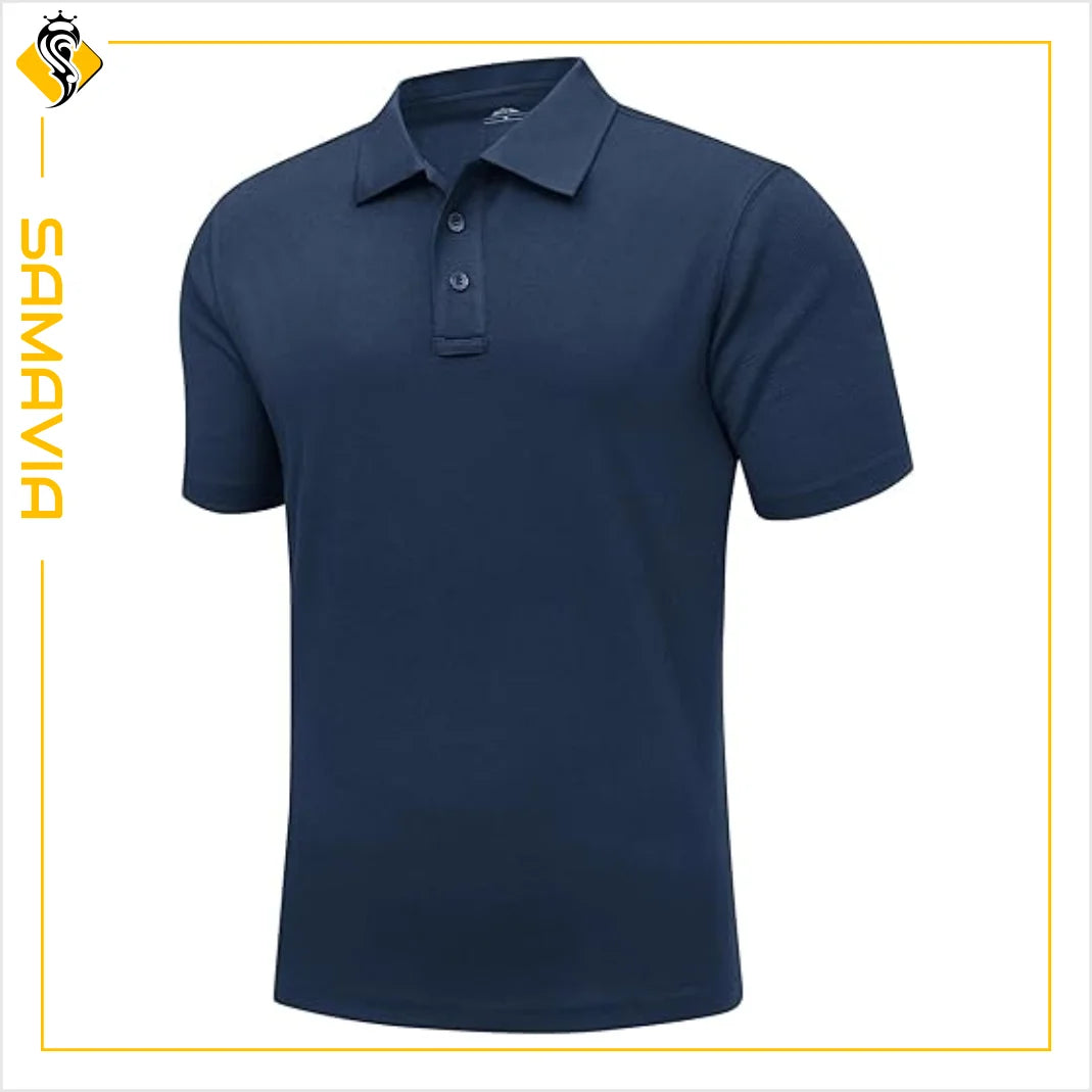 High-Quality Embroidered Polos for Casual Wear | High-Quality 100% Cotton, Short Sleeve, Anti-wrinkle, Men's T-shirts Polo