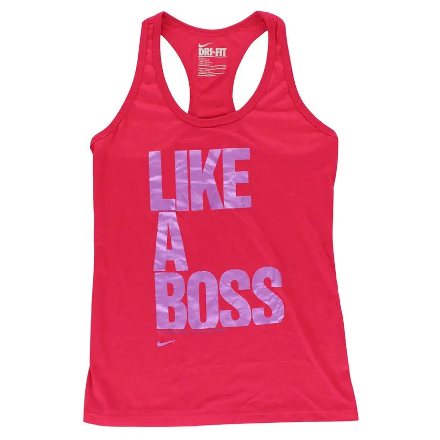 Nike 80's Like A Boss Womens Active Shirts & Tees Color: Red/Purple  100% Authentic
