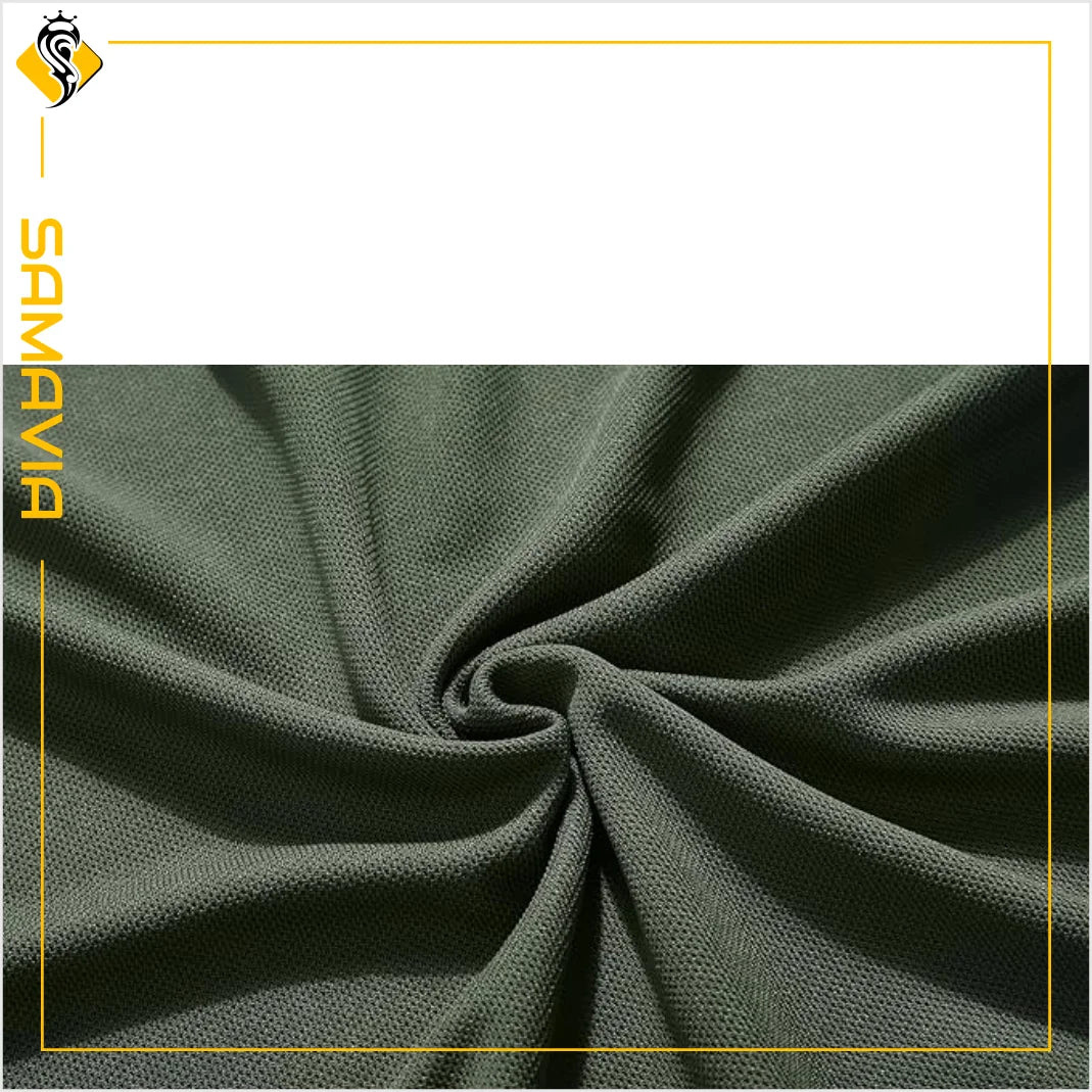 Custom Embroidery & Print Cotton for Shirts for Men-Breathable Sports Style Anti-Wrinkle OEM Service Samavia Brand