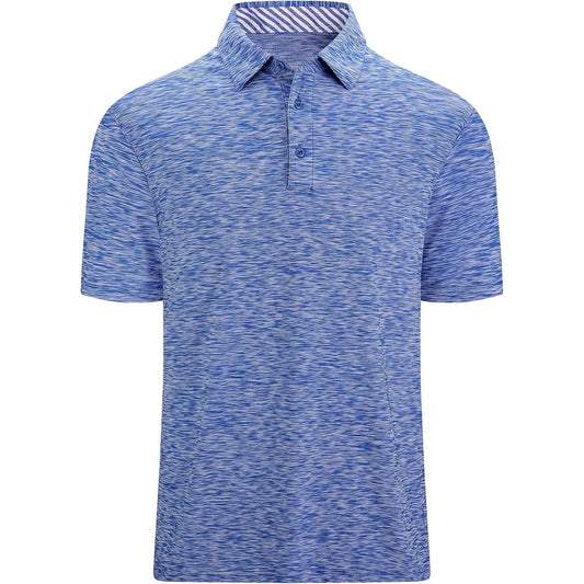 High Quality Unisex Golf Polo Shirts Moisture Wicking Quick Dry Short Sleeve Casual Polo Shirt with Customized Digital Printing