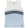 Fila Full Back Girls Knits & Tees Size M, Color: Blue/White