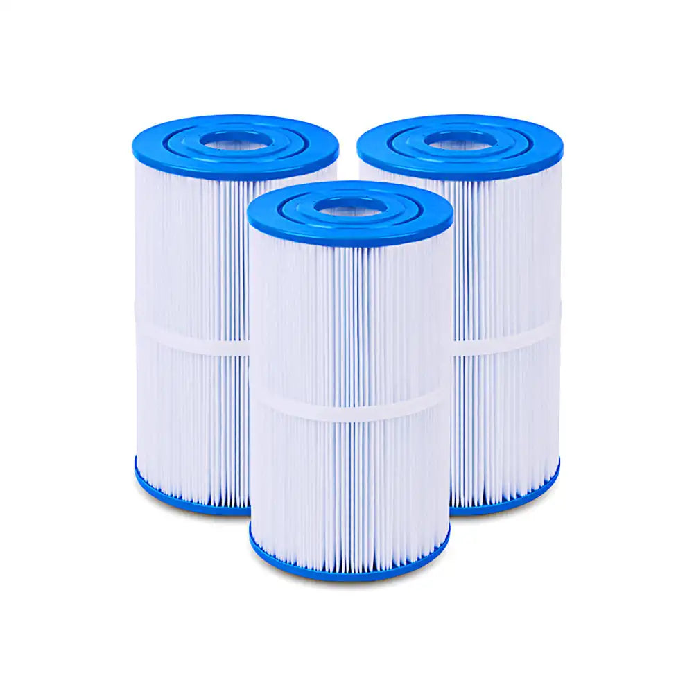Ambohr 7.7x4.5 Inch Activated Carbon PP Pleated Sediment Water Filter Cartridge for Outdoor Water Treatment 6pcs/pack