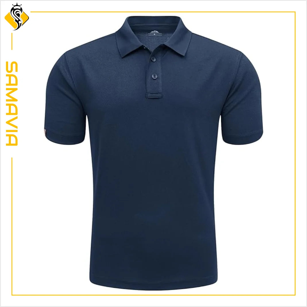 High-Quality Embroidered Polos for Casual Wear | High-Quality 100% Cotton, Short Sleeve, Anti-wrinkle, Men's T-shirts Polo