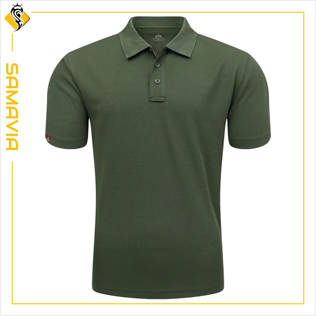 Custom Embroidery & Print Cotton for Shirts for Men-Breathable Sports Style Anti-Wrinkle OEM Service Samavia Brand