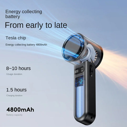 New Handheld Cold Compress Fan Student Outdoor Portable Mini Cold Compress Desktop Mini Handheld Fan
