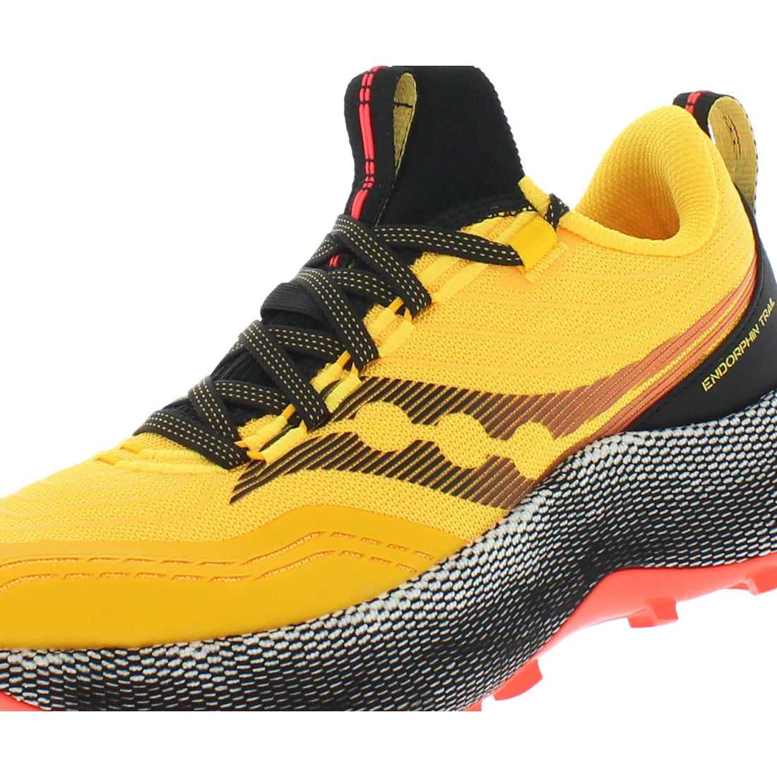 Saucony Endorphin Trail Womens Shoes Color: Vizigld/Vizired | 100% Authentic