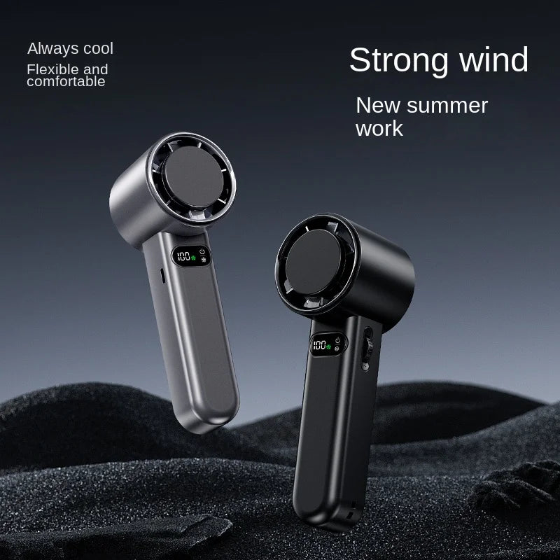 New Handheld Cold Compress Fan Student Outdoor Portable Mini Cold Compress Desktop Mini Handheld Fan