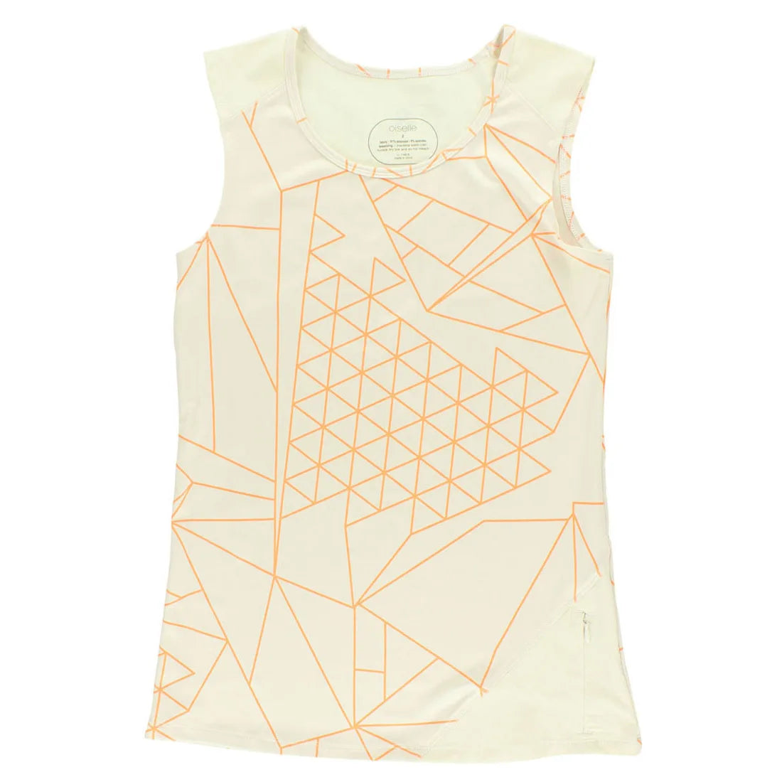 Oiselle Womens Keyhole Tank Top for 10 /Orange 100% Authentic Made in China