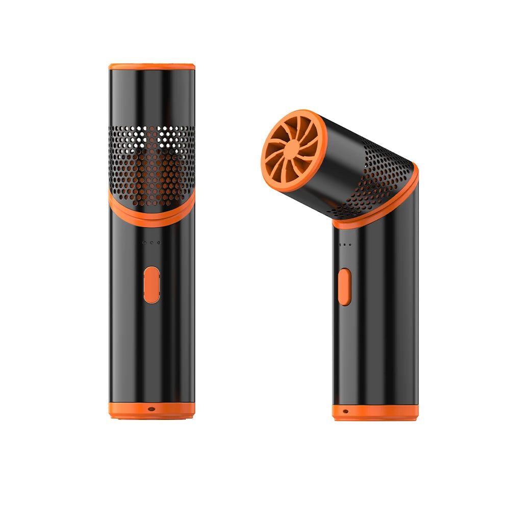 WindBillion Electric Rechargeable Mini Fan, Portable Turbo 3-Speed USB Fan for Home & Car Use