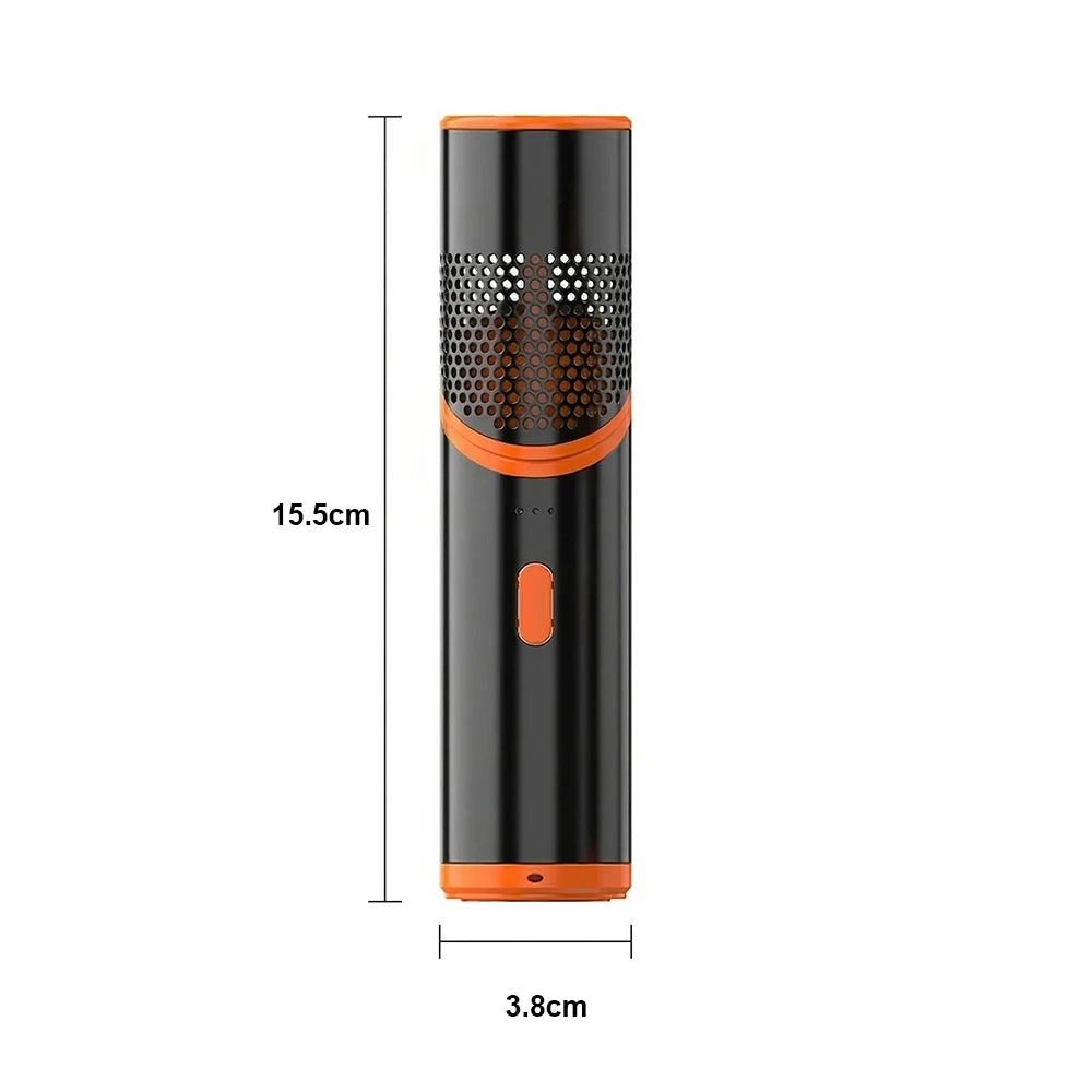 WindBillion Electric Rechargeable Mini Fan, Portable Turbo 3-Speed USB Fan for Home & Car Use