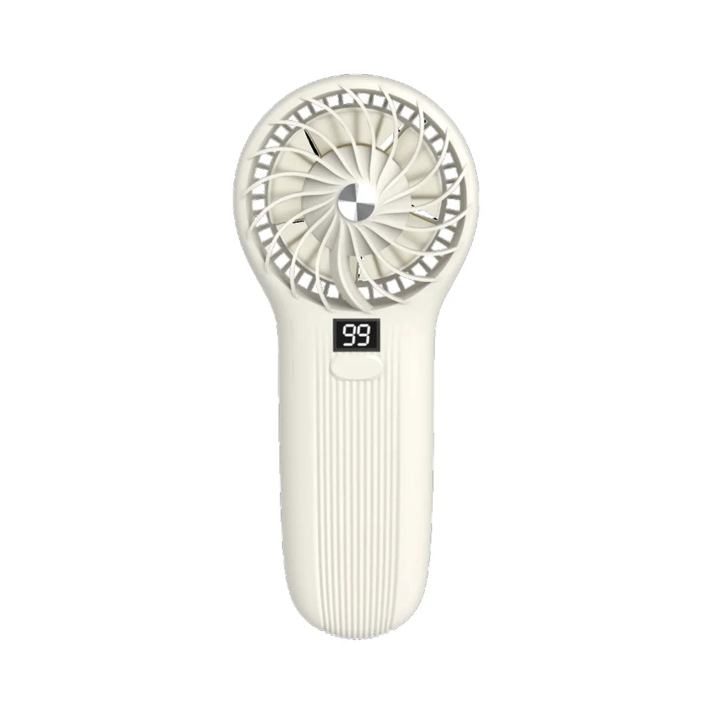 LAMJIE Portable Outdoor Mini Fan Handheld Mini Fan with Three Wind Speeds Battery Powered for Household Use Shipped From the US