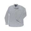 For for for Collar Striped Button-Down Mens Dress Shirts Color White/Blue | 100% Authentic Made in China