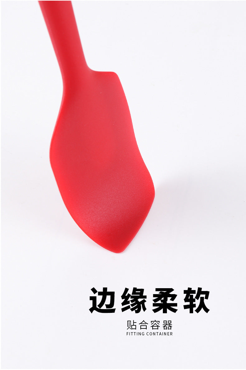 Cross-Border Kitchen Silicone Spatula Brush Egg Beater Silicone Kitchen Utensils 5-Piece Set Cooking Set Baking Tools