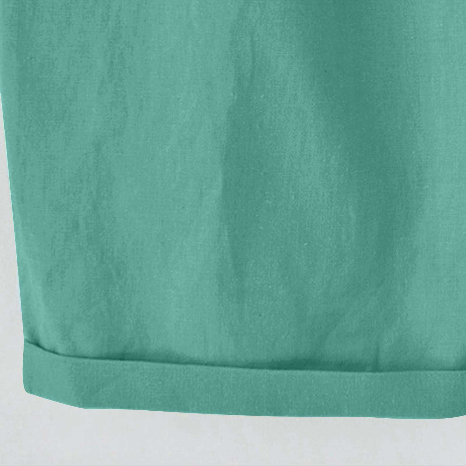 Cross-border European and American women's clothing Amazon independent station women's cotton and linen solid color pocket tether cropped pants casual pants in stock