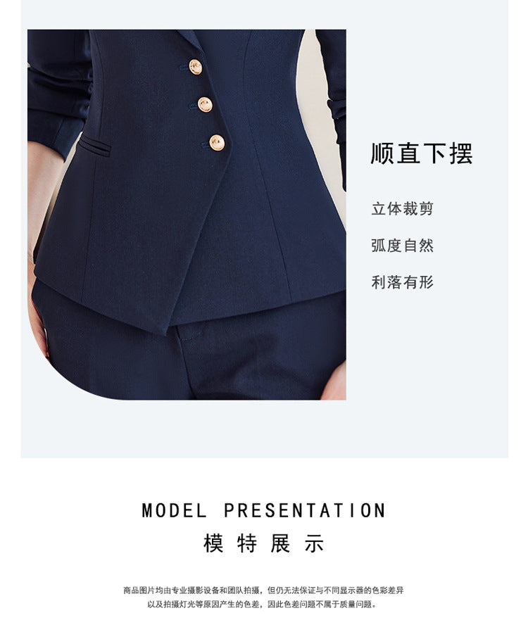 Professional Suit Pants for Women, Autumn Jewelry Store Front Desk Reception Work Uniform, Medical Beauty Club, Beauty Salon Secretary Workwear