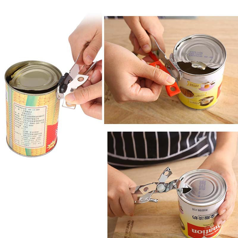 Stainless steel strong can opener can opener knife multi-function bottle opener kitchen utensils