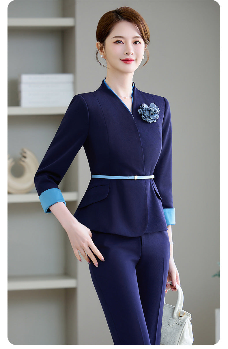 Cross-Border High-End Elegant Beauty Salon Beautician Work Clothes Female Medical Beauty Uniform Hotel Manager Reception Professional Suit