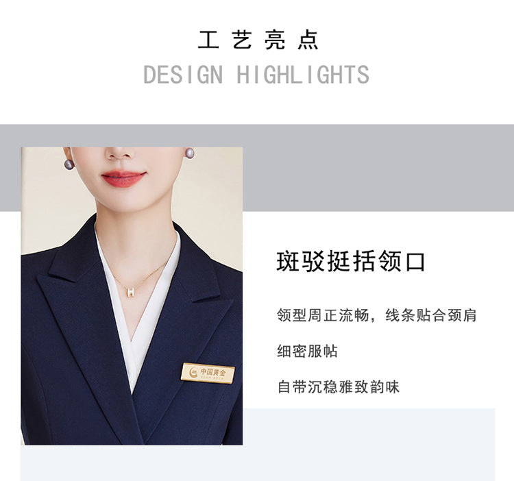 Professional Suit Pants for Women, Autumn Jewelry Store Front Desk Reception Work Uniform, Medical Beauty Club, Beauty Salon Secretary Workwear