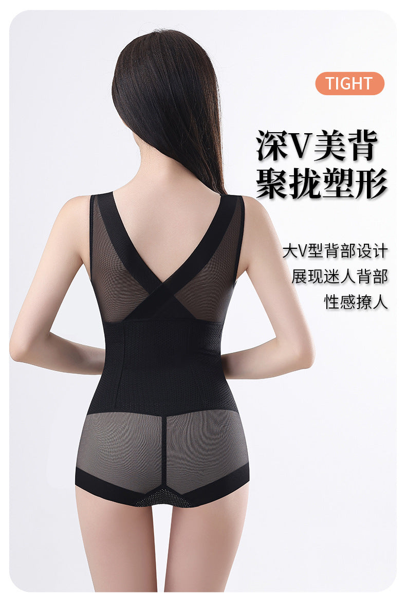 "Patented Products" Body Shaping Jumbo with Chest Pad Belly Tight Waist Beauty Women's Underwear Shaping Thin Hip-lifting