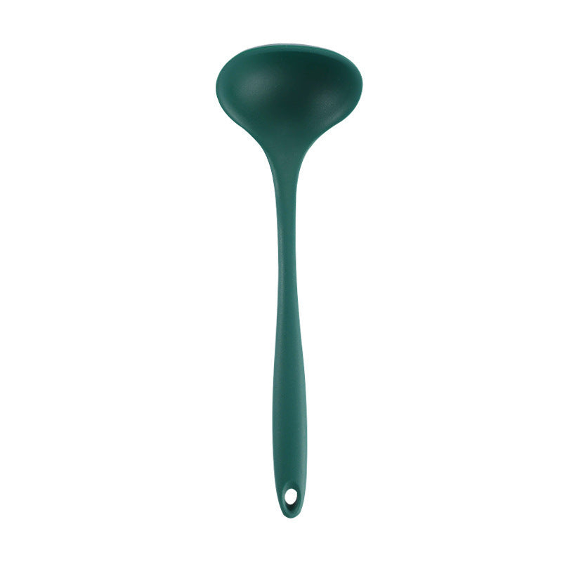 In-Stock Two-Color Silicone Kitchen Utensils, Kitchen Supplies That Won'T Damage Pots, Easy to Clean, Strainer, Soup Spoon, Spatula Set, Non-Stick Pan