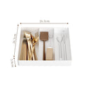 Kitchen Storage Cabinet Household Cabinet Built-in Divided Knife and Fork Chopsticks Kitchen Drawer Partition Tableware Storage Box