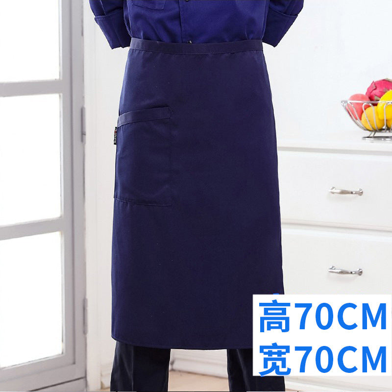 Chef work clothes apron half-length men's and women's hotel restaurant restaurant kitchen catering business special half-waist