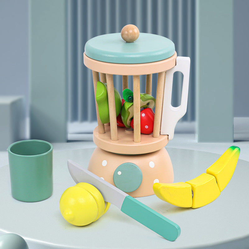 Cross-border New Products Wooden Children's Play-house Simulation Kitchen Toy Set Cooking Rice Cooking Kindergarten Interactive Toys