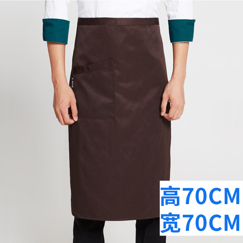 Chef work clothes apron half-length men's and women's hotel restaurant restaurant kitchen catering business special half-waist