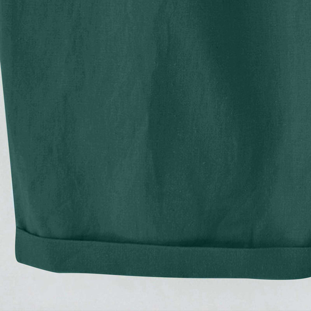 Cross-border European and American women's clothing Amazon independent station women's cotton and linen solid color pocket tether cropped pants casual pants in stock