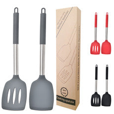 Silicone Cooking Utensils Teppanyaki Cooking Shovel Non-stick Pan Silicone Pancake Yazi Shovel Cross-border Hot Sale