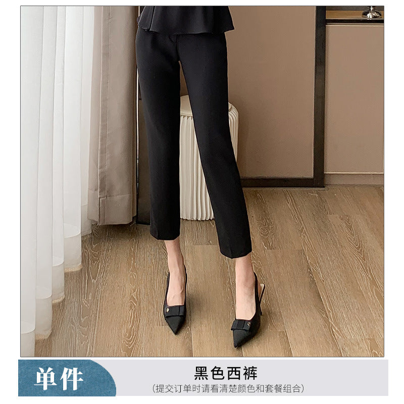 Professional Suit Women's Summer Thin Beautician High-end Beauty Salon Work Clothes Jewelry Store Tooling Formal Suit