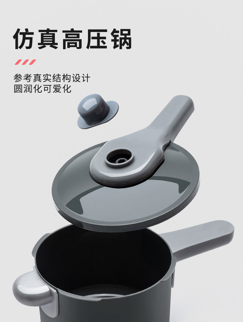[Cross-border Exclusive] Simulation Kitchenette Cooking Kitchenware suit Fruit Chicing Music Cooking Induction Cooker to play house