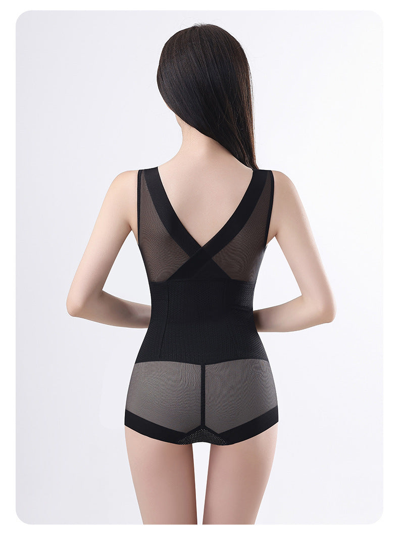 "Patented Products" Body Shaping Jumbo with Chest Pad Belly Tight Waist Beauty Women's Underwear Shaping Thin Hip-lifting