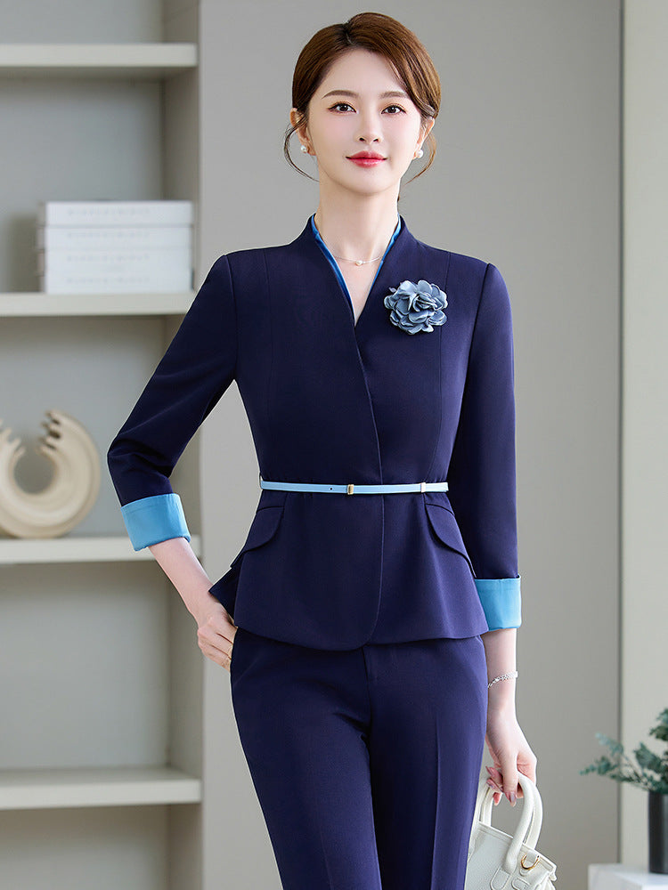 Cross-Border High-End Elegant Beauty Salon Beautician Work Clothes Female Medical Beauty Uniform Hotel Manager Reception Professional Suit