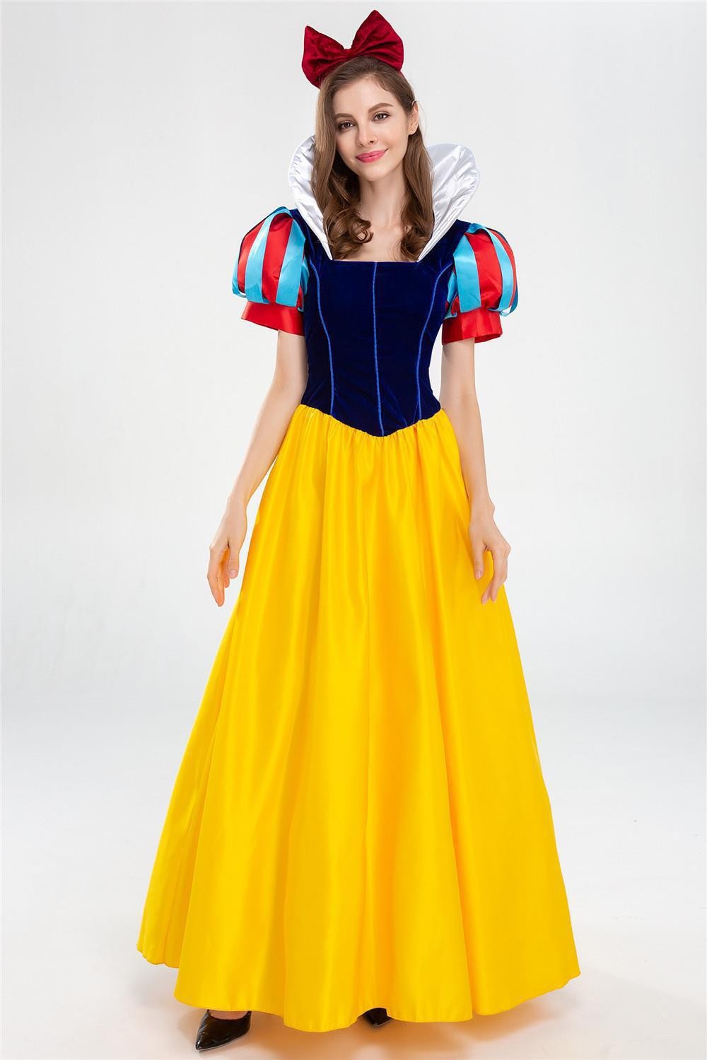 Halloween Adult Fairy Tale Cinderella Cinderella Long Dress Sleeping Beauty Le Pei Long Hair Princess Dress Stage Performance Costume