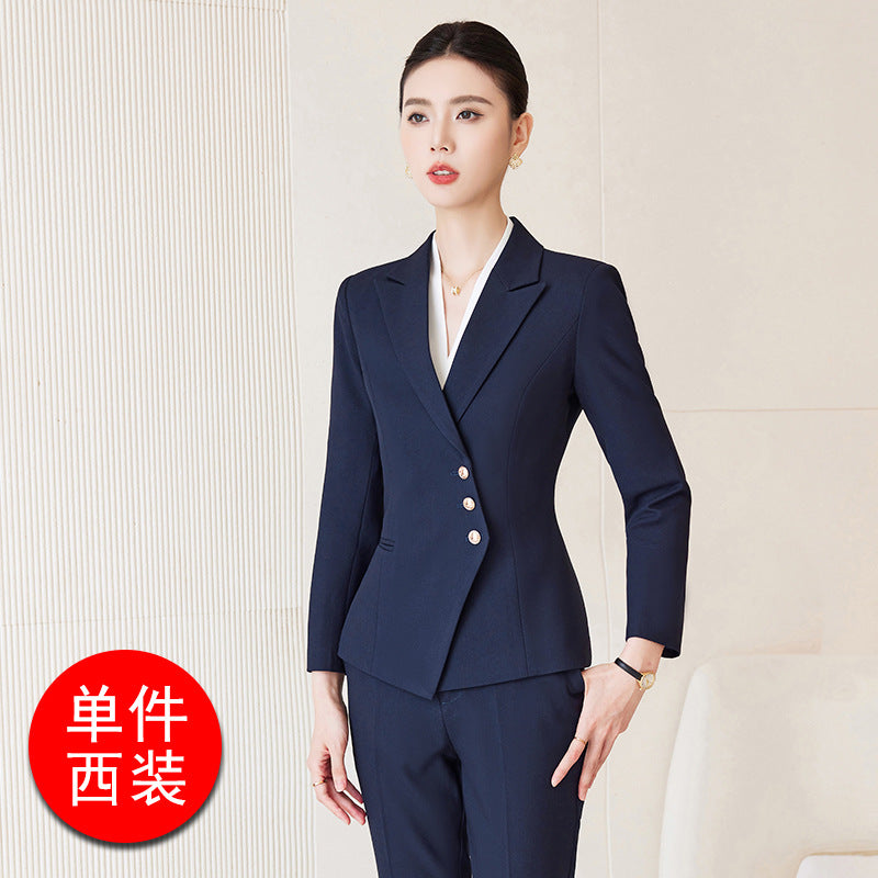 Professional Suit Pants for Women, Autumn Jewelry Store Front Desk Reception Work Uniform, Medical Beauty Club, Beauty Salon Secretary Workwear