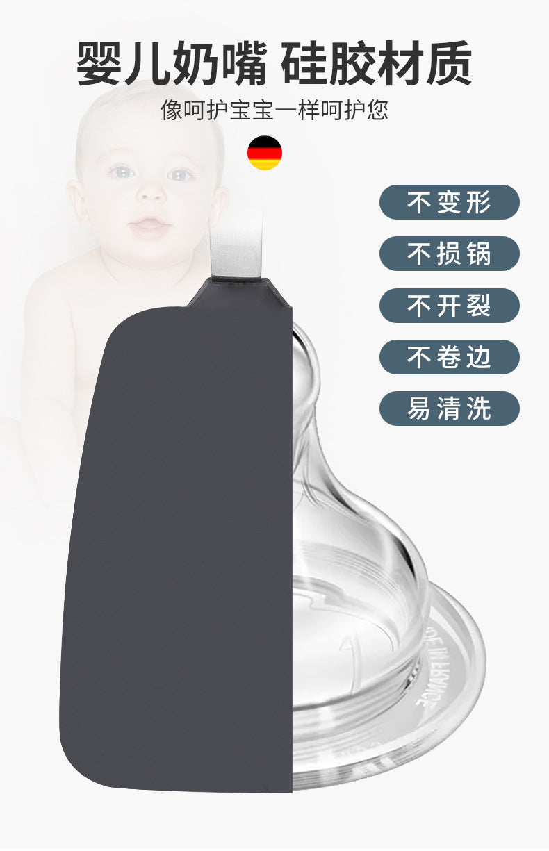 Silicone Cooking Utensils Teppanyaki Cooking Shovel Non-stick Pan Silicone Pancake Yazi Shovel Cross-border Hot Sale