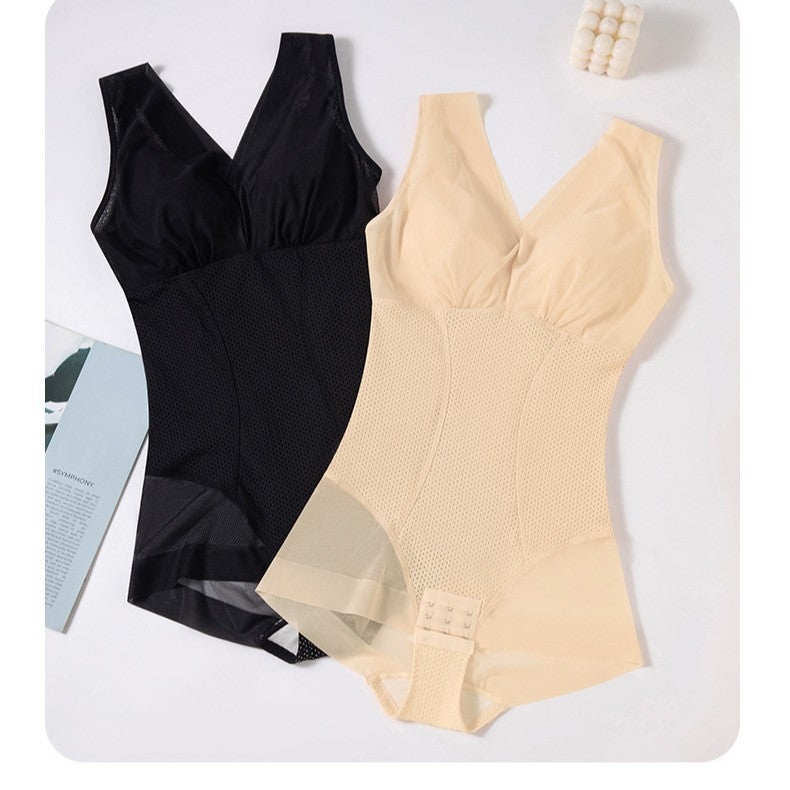 "Patented Products" Body Shaping Jumbo with Chest Pad Belly Tight Waist Beauty Women's Underwear Shaping Thin Hip-lifting