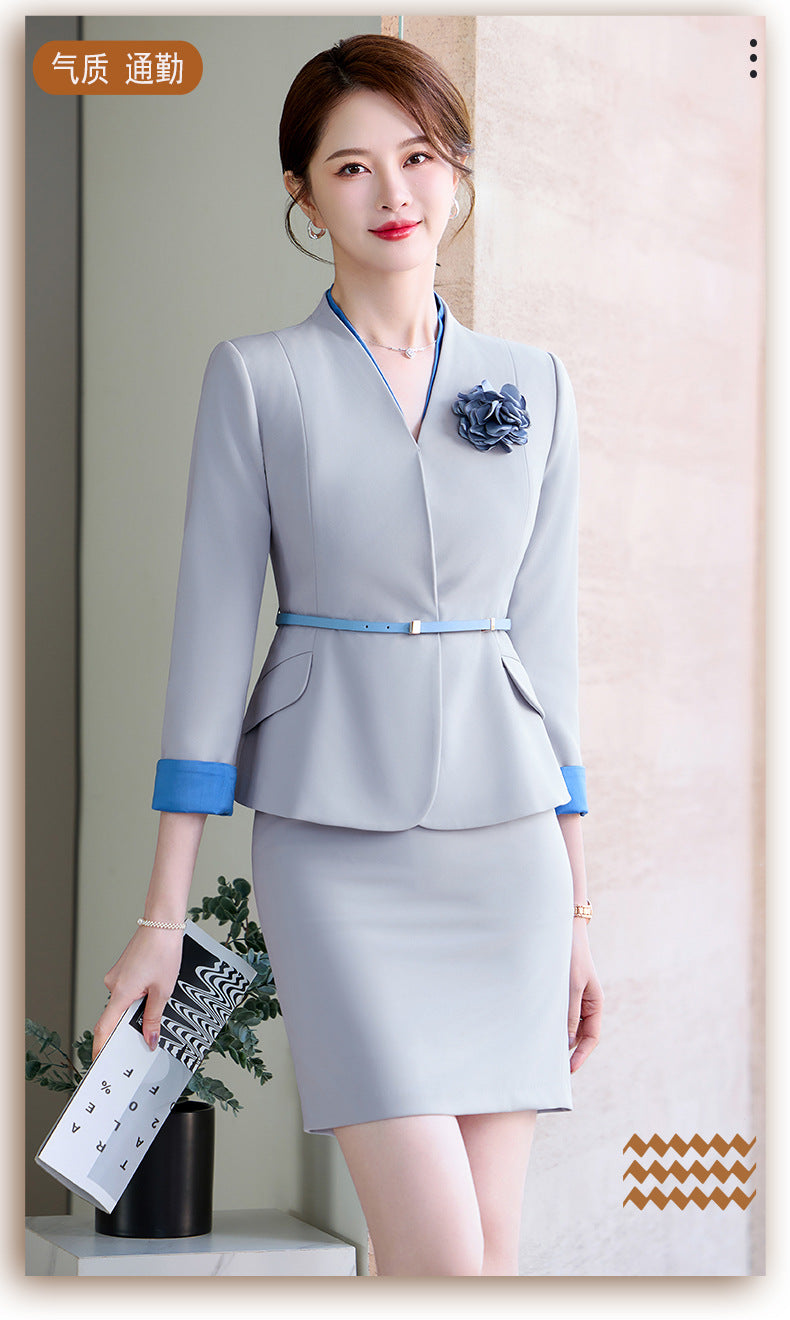 Cross-Border High-End Elegant Beauty Salon Beautician Work Clothes Female Medical Beauty Uniform Hotel Manager Reception Professional Suit