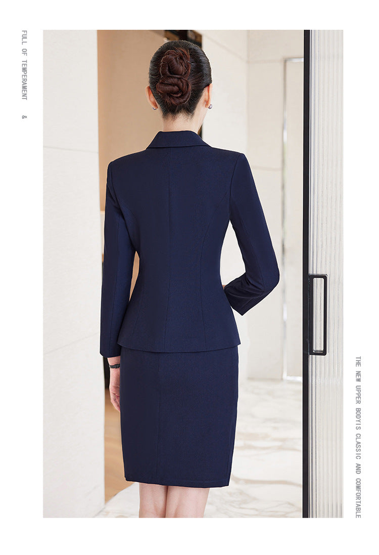 Professional Suit Pants for Women, Autumn Jewelry Store Front Desk Reception Work Uniform, Medical Beauty Club, Beauty Salon Secretary Workwear
