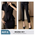Professional Suit Women's Summer Thin Beautician High-end Beauty Salon Work Clothes Jewelry Store Tooling Formal Suit