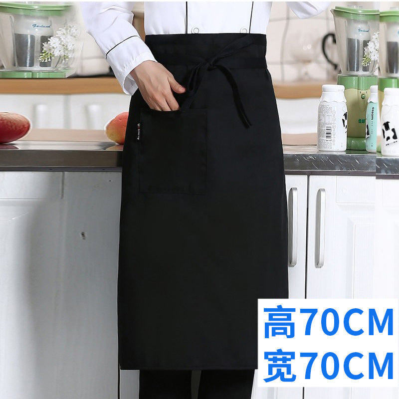 Chef work clothes apron half-length men's and women's hotel restaurant restaurant kitchen catering business special half-waist