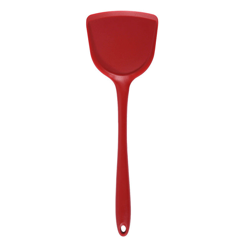 In-Stock Two-Color Silicone Kitchen Utensils, Kitchen Supplies That Won'T Damage Pots, Easy to Clean, Strainer, Soup Spoon, Spatula Set, Non-Stick Pan