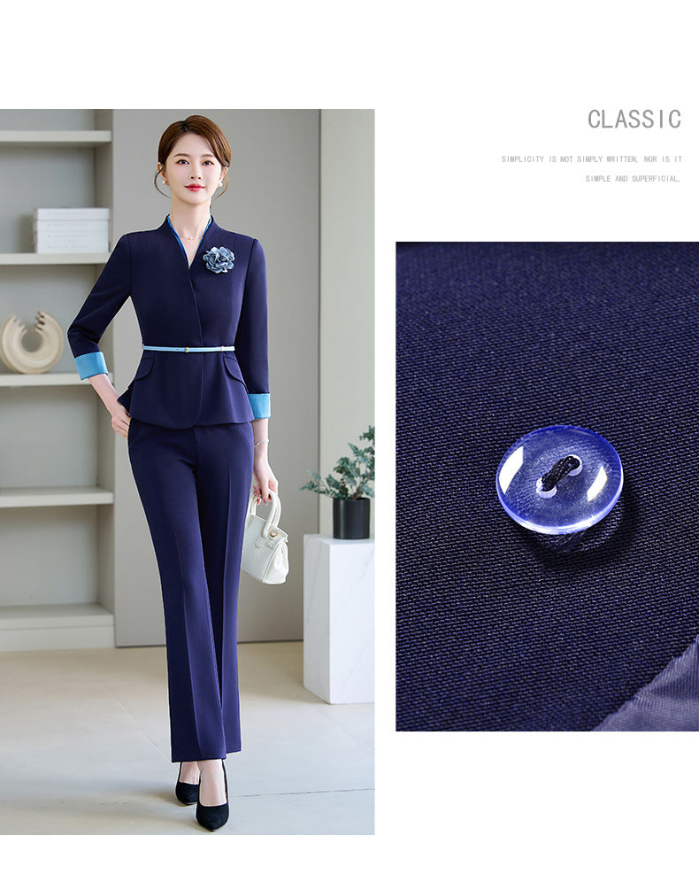 Cross-Border High-End Elegant Beauty Salon Beautician Work Clothes Female Medical Beauty Uniform Hotel Manager Reception Professional Suit