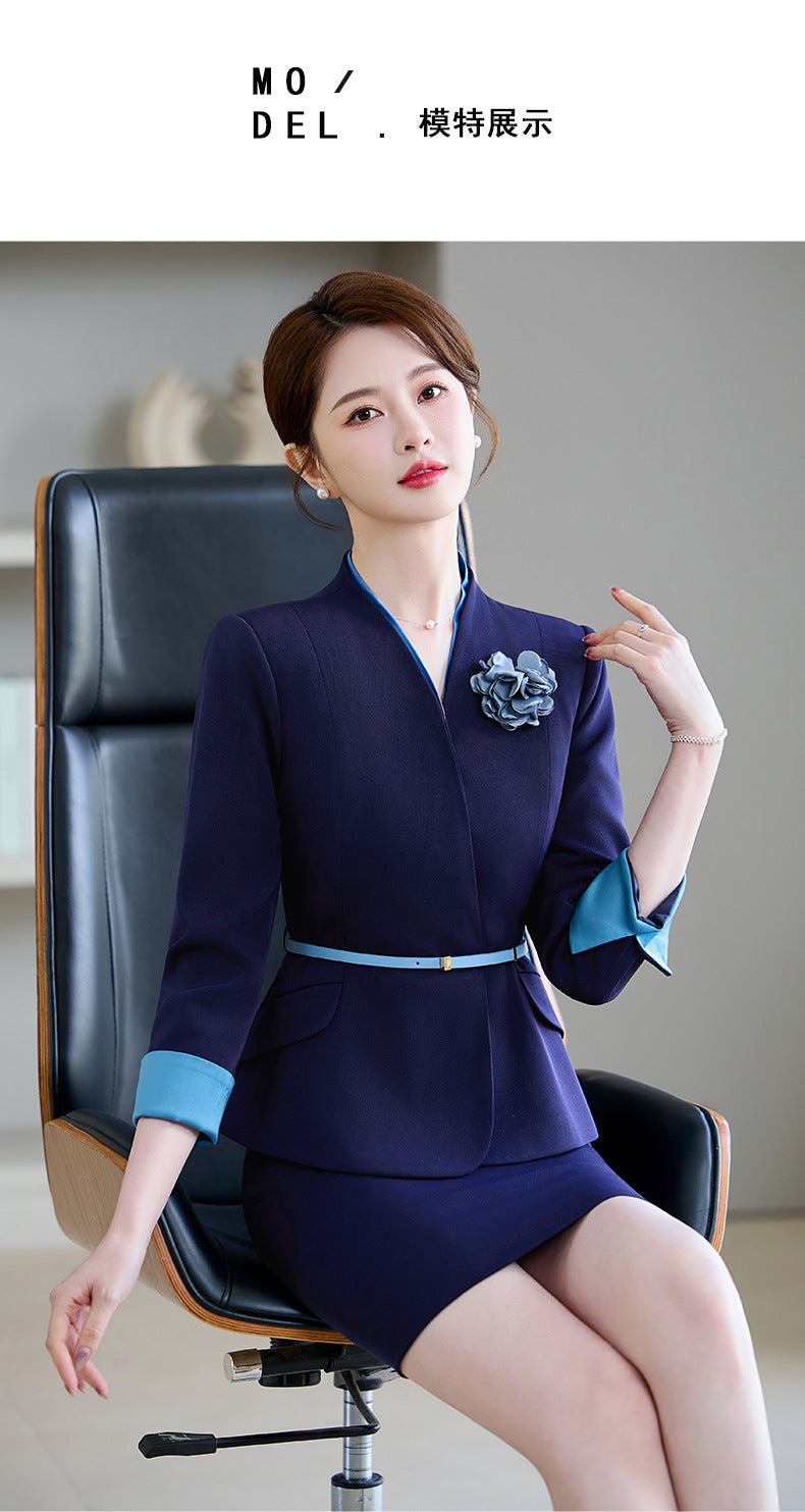Cross-Border High-End Elegant Beauty Salon Beautician Work Clothes Female Medical Beauty Uniform Hotel Manager Reception Professional Suit