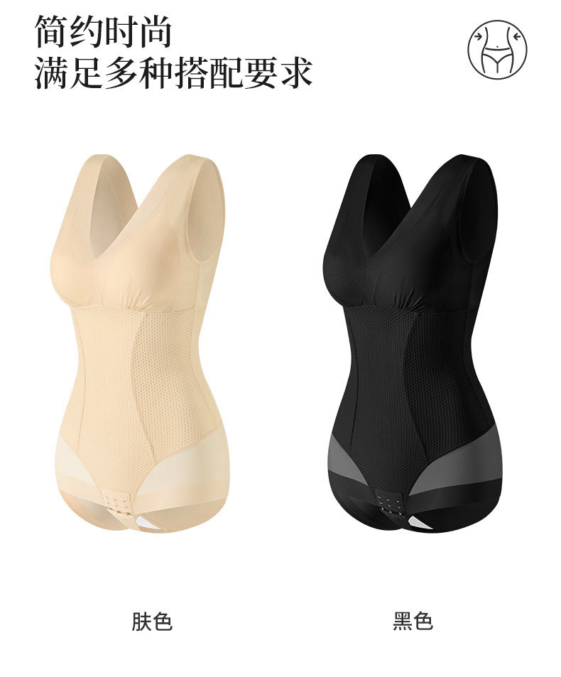 "Patented Products" Body Shaping Jumbo with Chest Pad Belly Tight Waist Beauty Women's Underwear Shaping Thin Hip-lifting