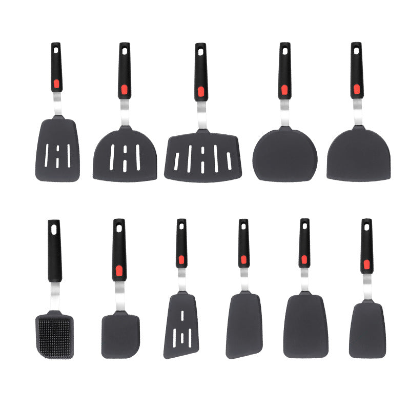 Silicone Cooking Utensils Teppanyaki Cooking Shovel Non-stick Pan Silicone Pancake Yazi Shovel Cross-border Hot Sale